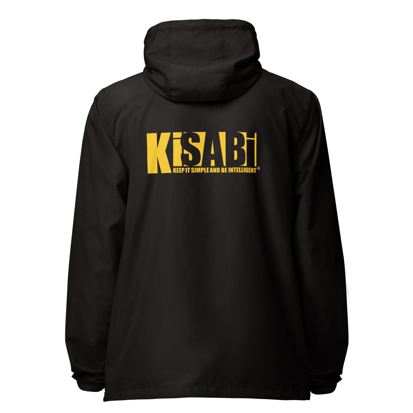 KISABI Unisex Lightweight Zip Up Windbreaker
