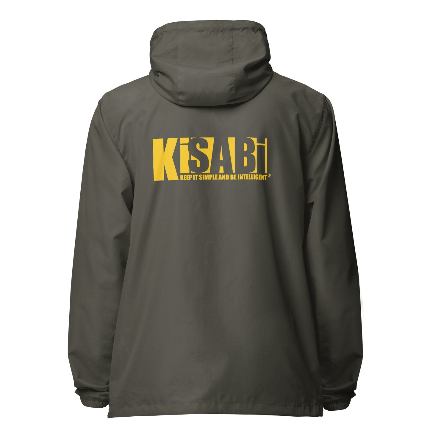 KISABI Unisex Lightweight Zip Up Windbreaker