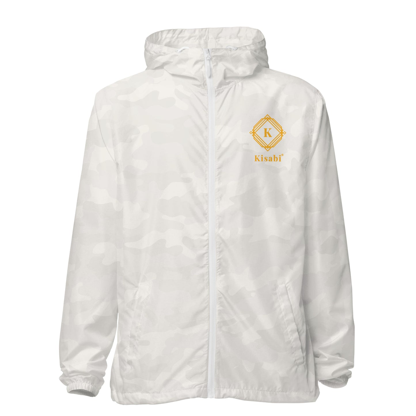 KISABI Unisex Lightweight Zip Up Windbreaker