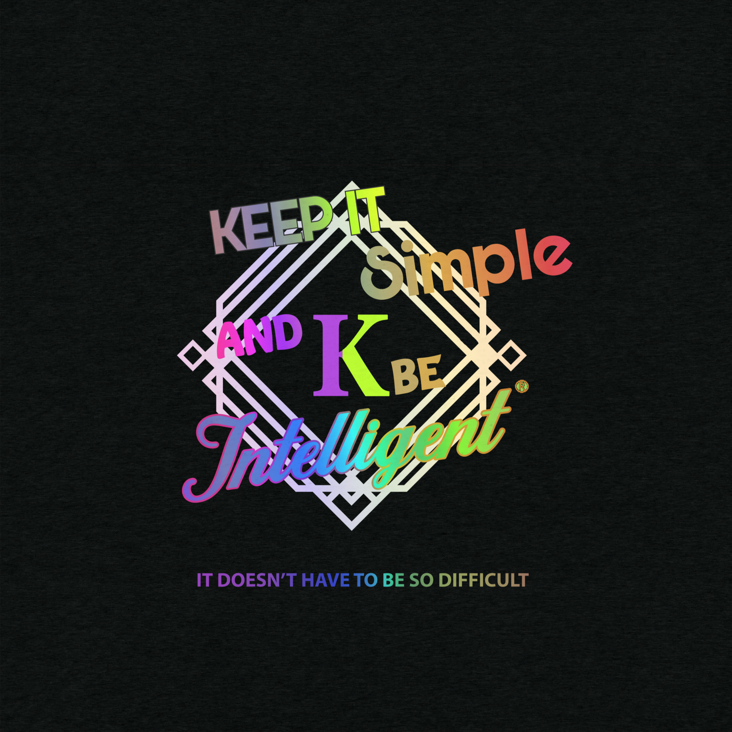 K-Diamond Explained Unisex T-Shirt By KISABI