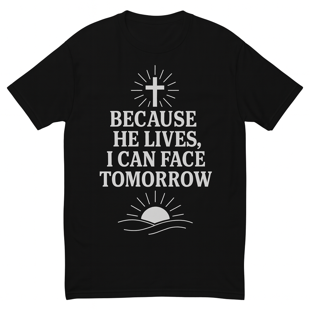 Because He Lives Short Sleeve T-shirt By KISABI®