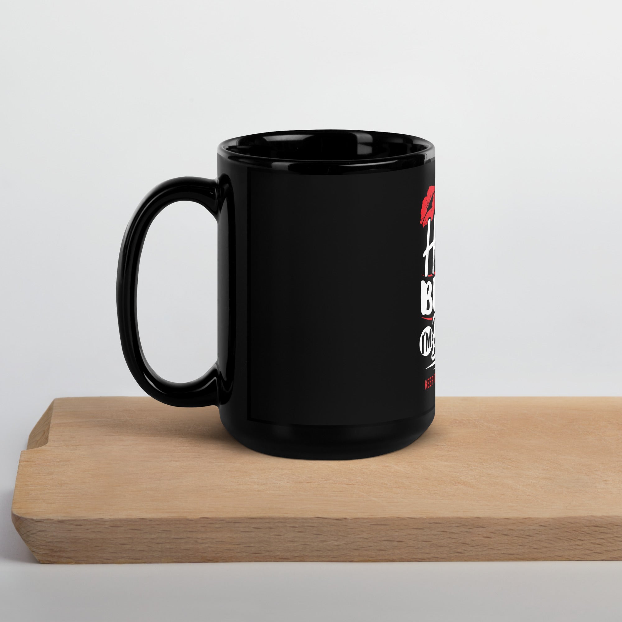Don't Hate Black Glossy Mug By KISABI®