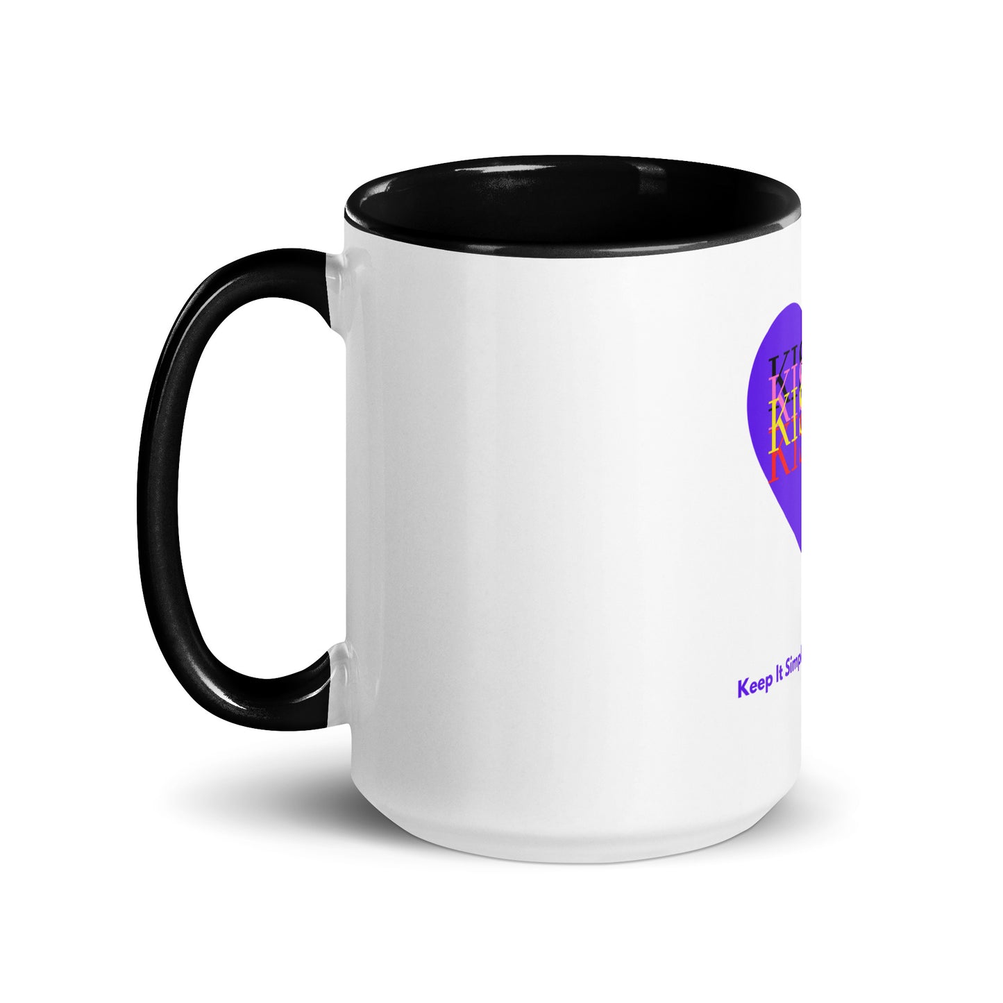 KISABI® Hearts Mug with Color Inside