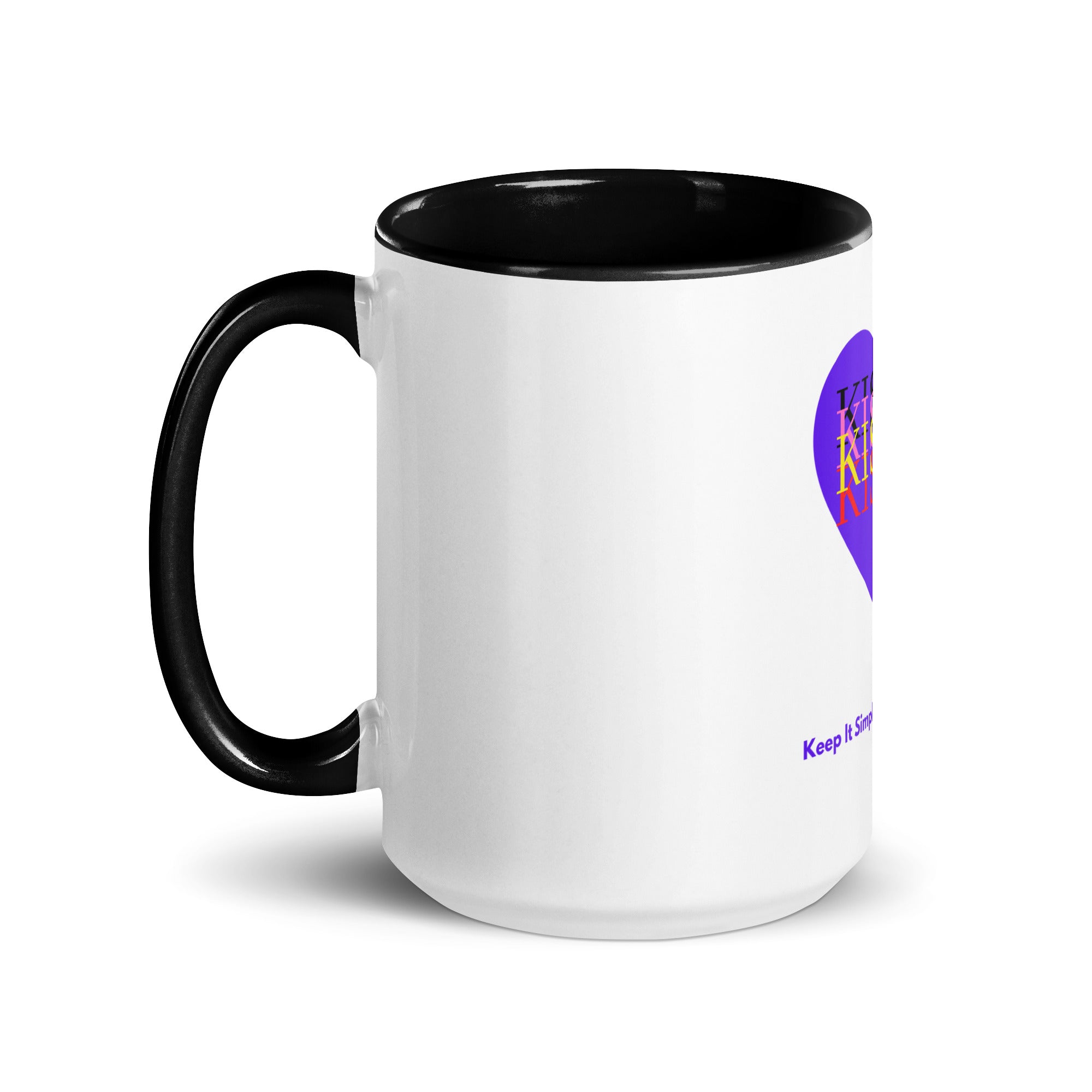 KISABI® Hearts Mug with Color Inside