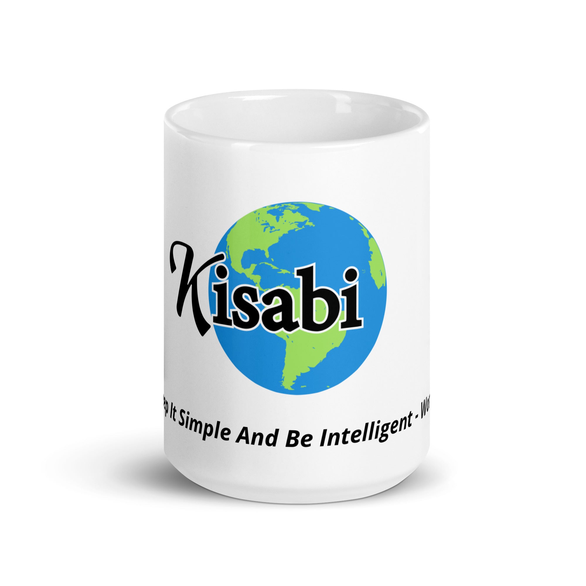 Kisabi® World White Glossy Mug
