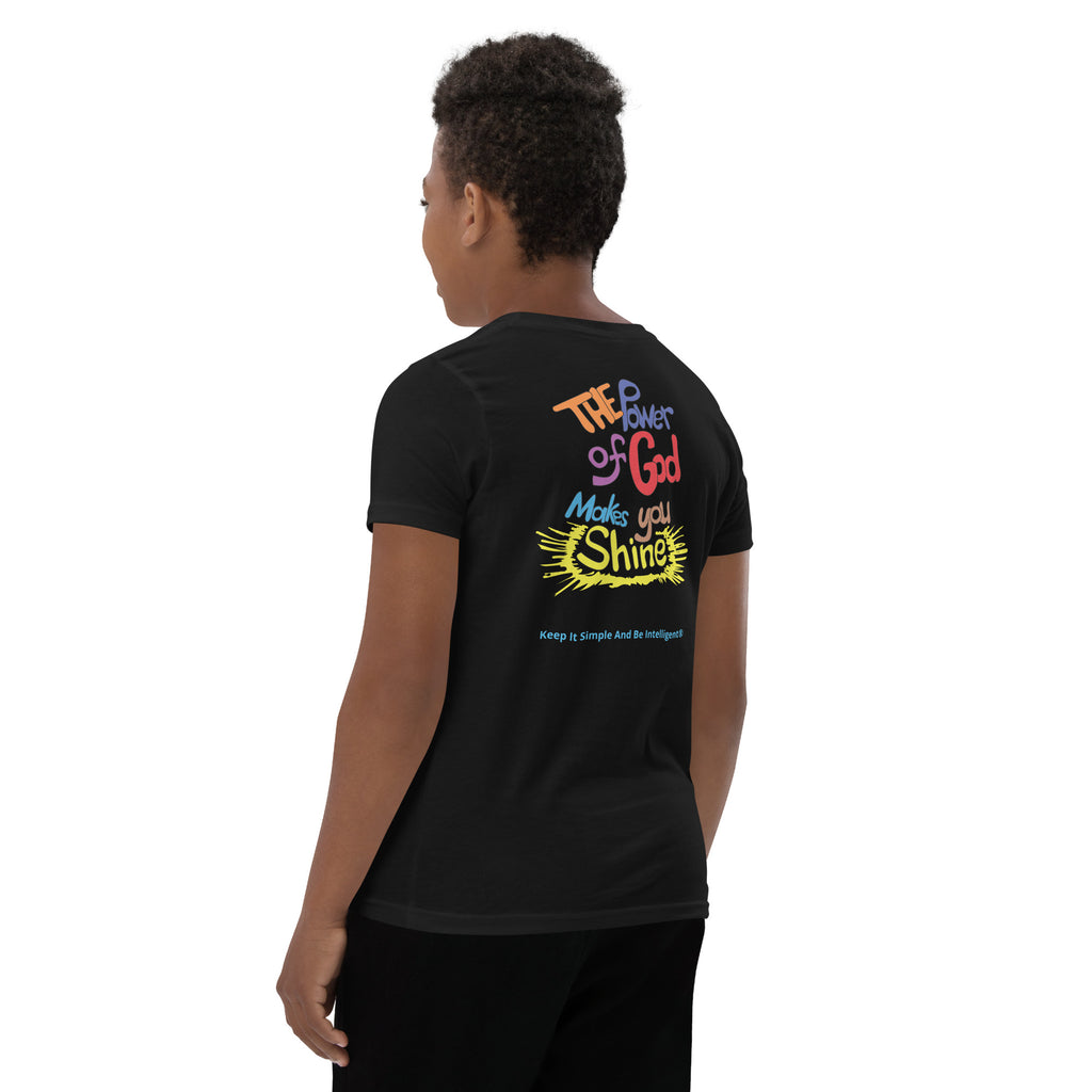 "The Power Of God" Youth Short Sleeve T-Shirt By KISABI®