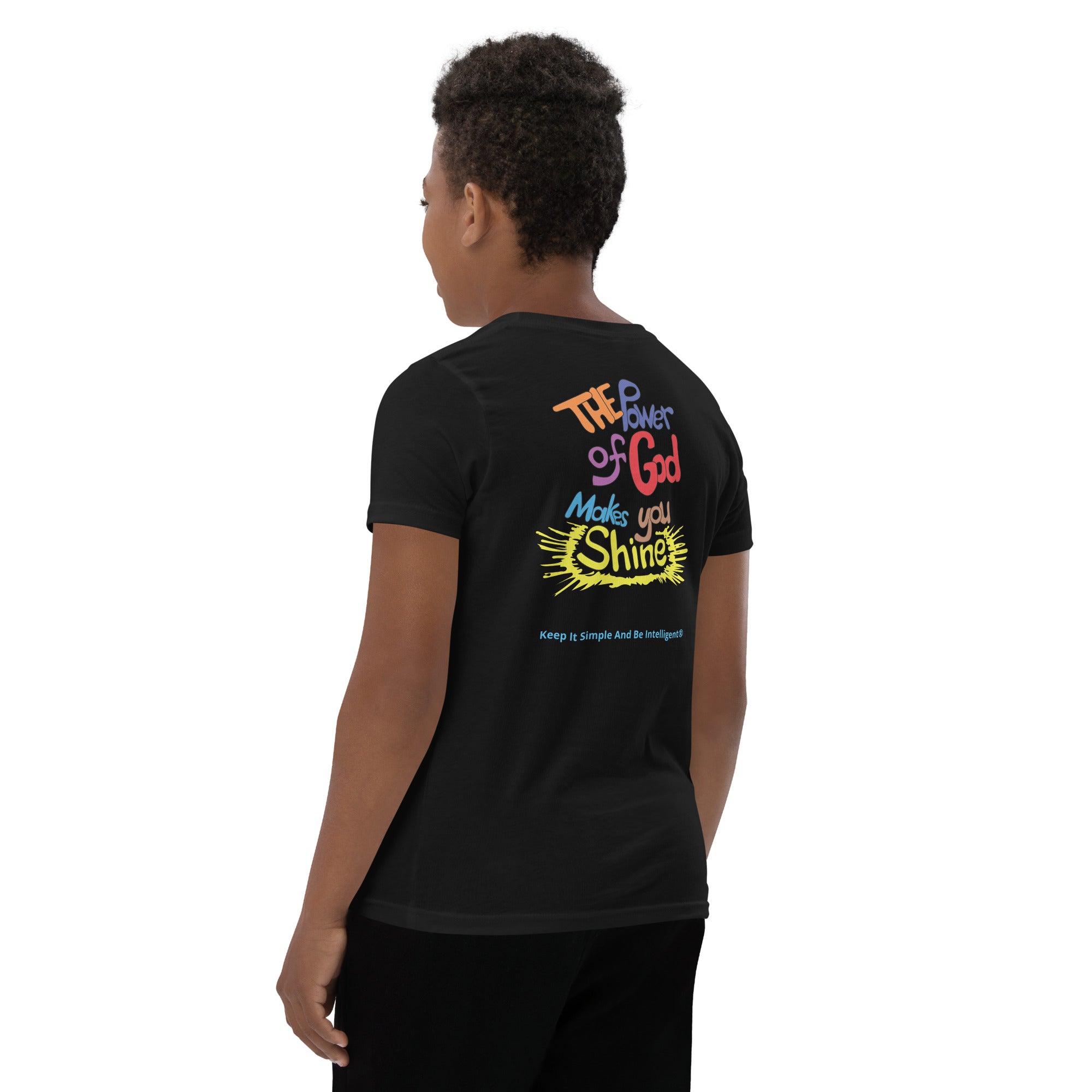 "The Power Of God" Youth Short Sleeve T-Shirt By KISABI®
