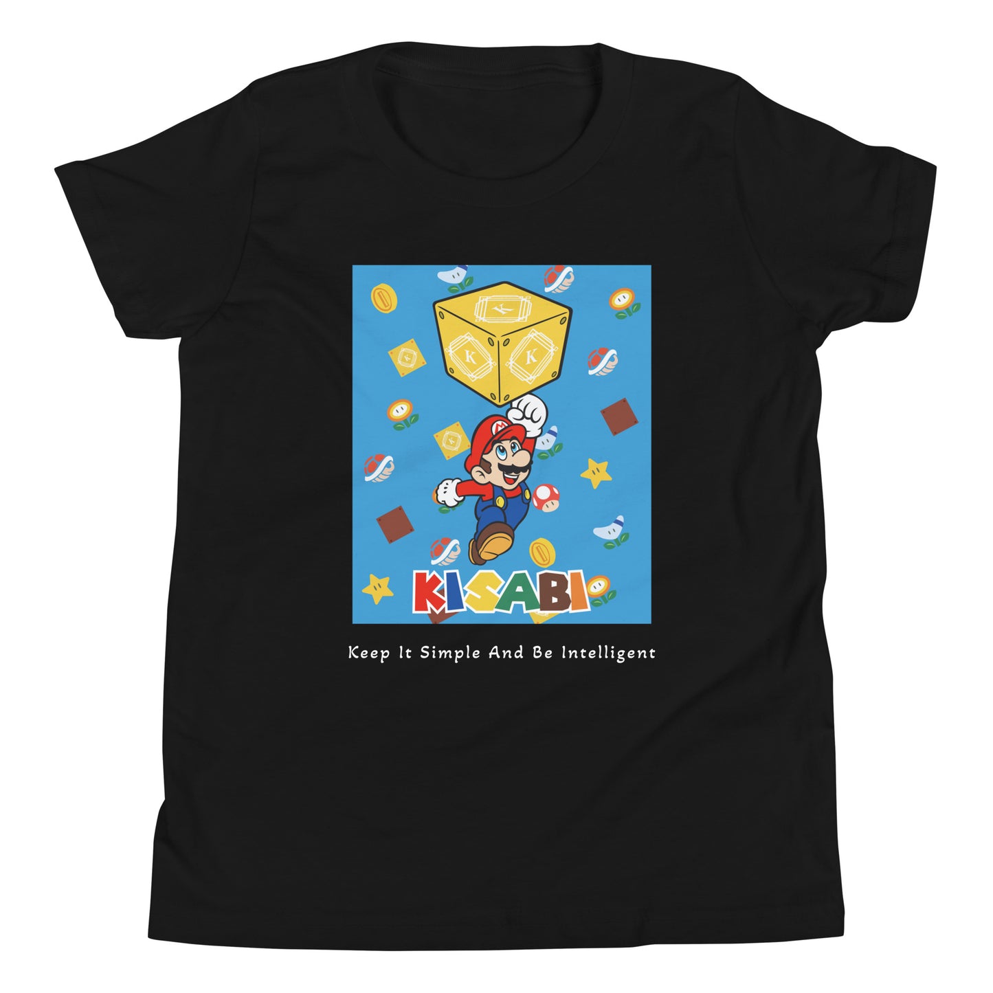 Mario Youth Short Sleeve T-Shirt By KISABI®