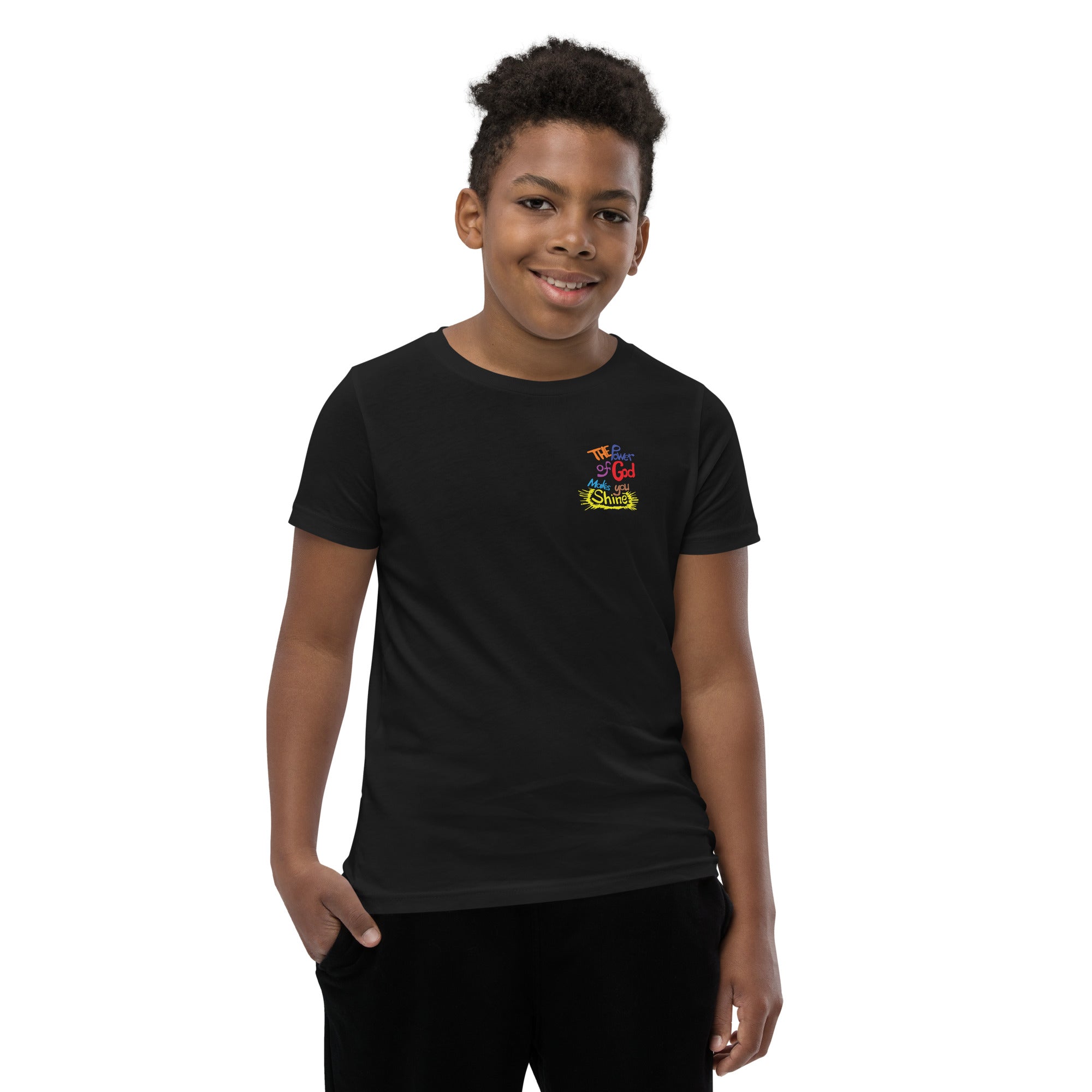 "The Power Of God" Youth Short Sleeve T-Shirt By KISABI®