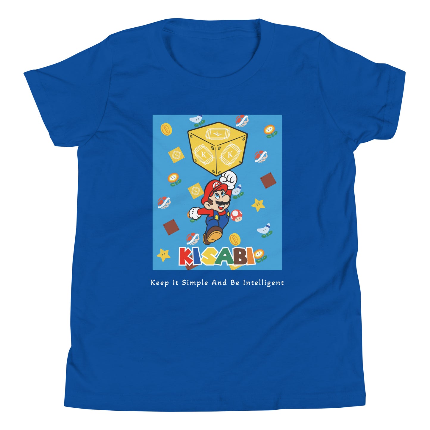Mario Youth Short Sleeve T-Shirt By KISABI®