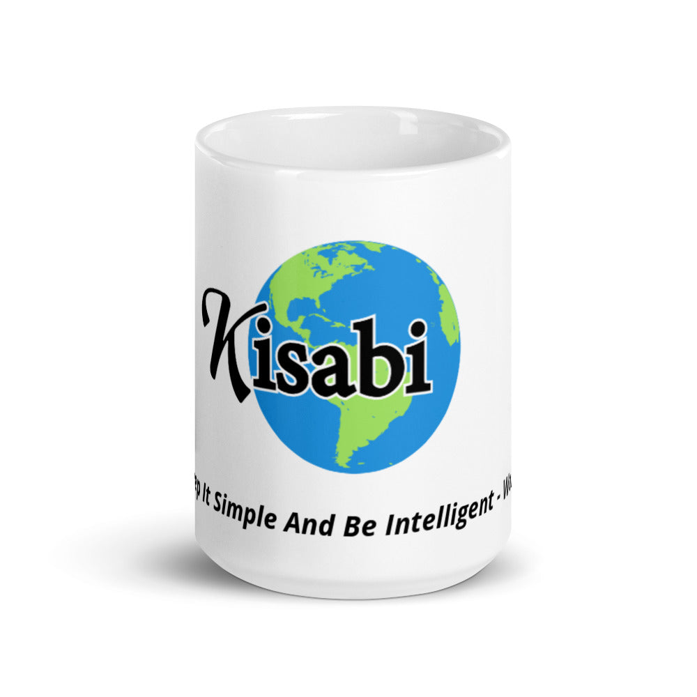 Kisabi® World White Glossy Mug