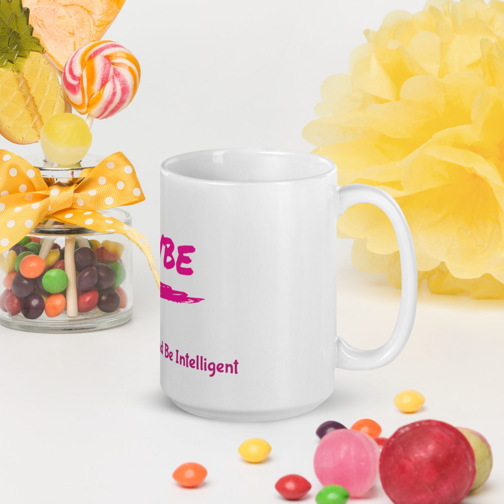 Kisabi® Maybe White Glossy Mug
